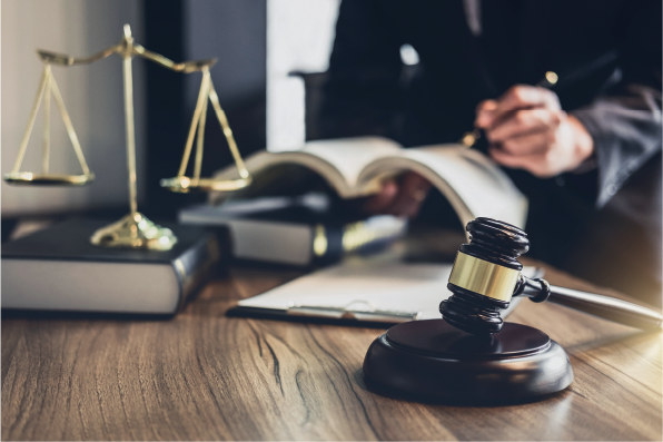 Scales and gavel